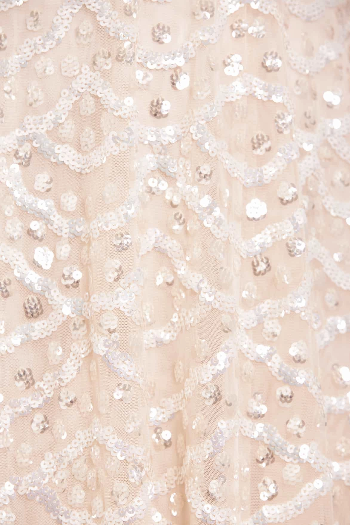 Flawless Fit Deco Dot Gloss Ankle Gown