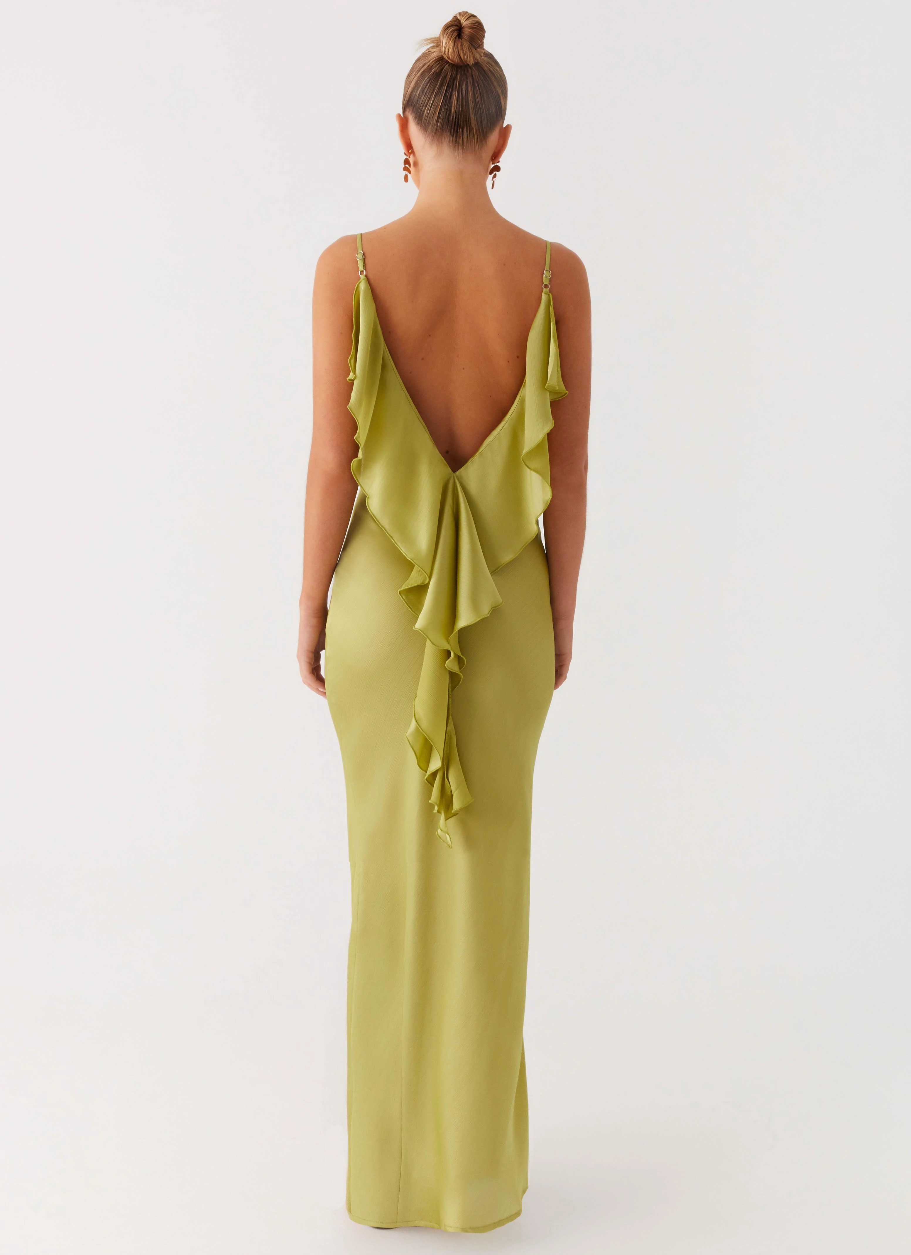 Jade Escape Maxi Dress - Lime Mood Friendly