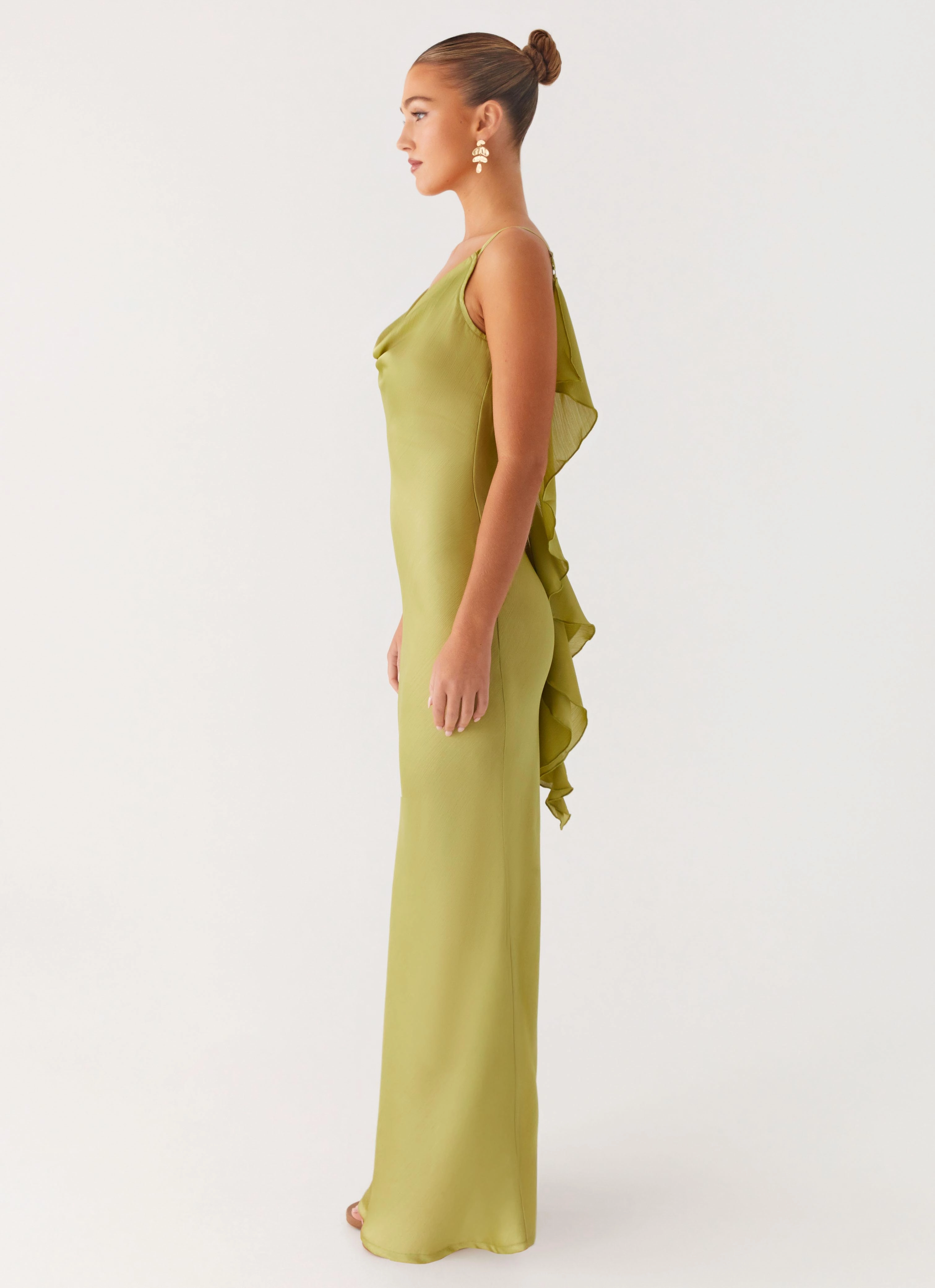 Soft Touch Everyday-Use Jade Escape Maxi Dress - Lime