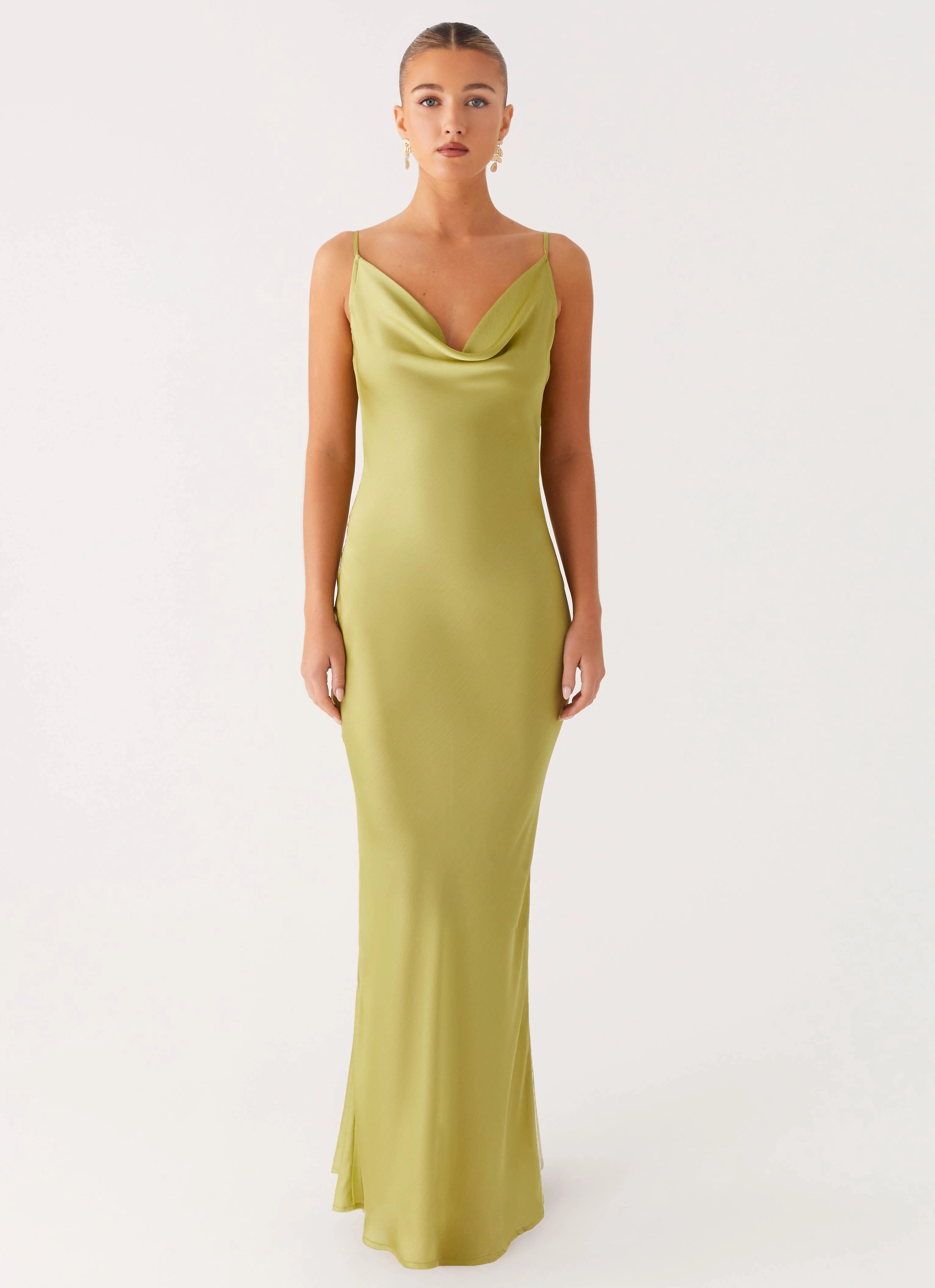 Jade Escape Maxi Dress - Lime Moment Soft