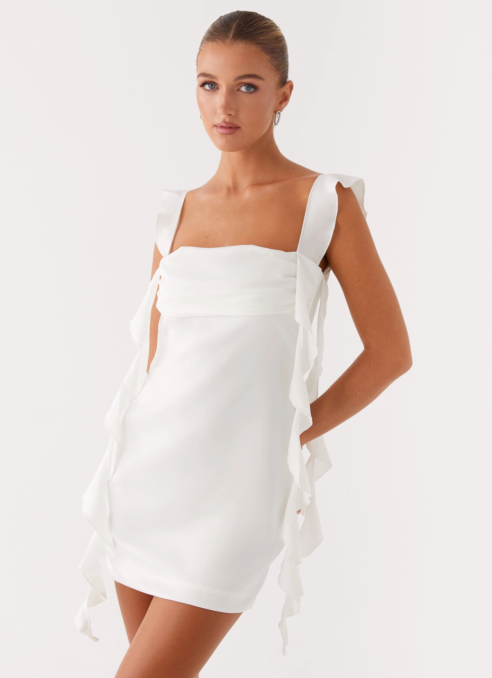 Slimming Shape Beckham Mini Dress - White