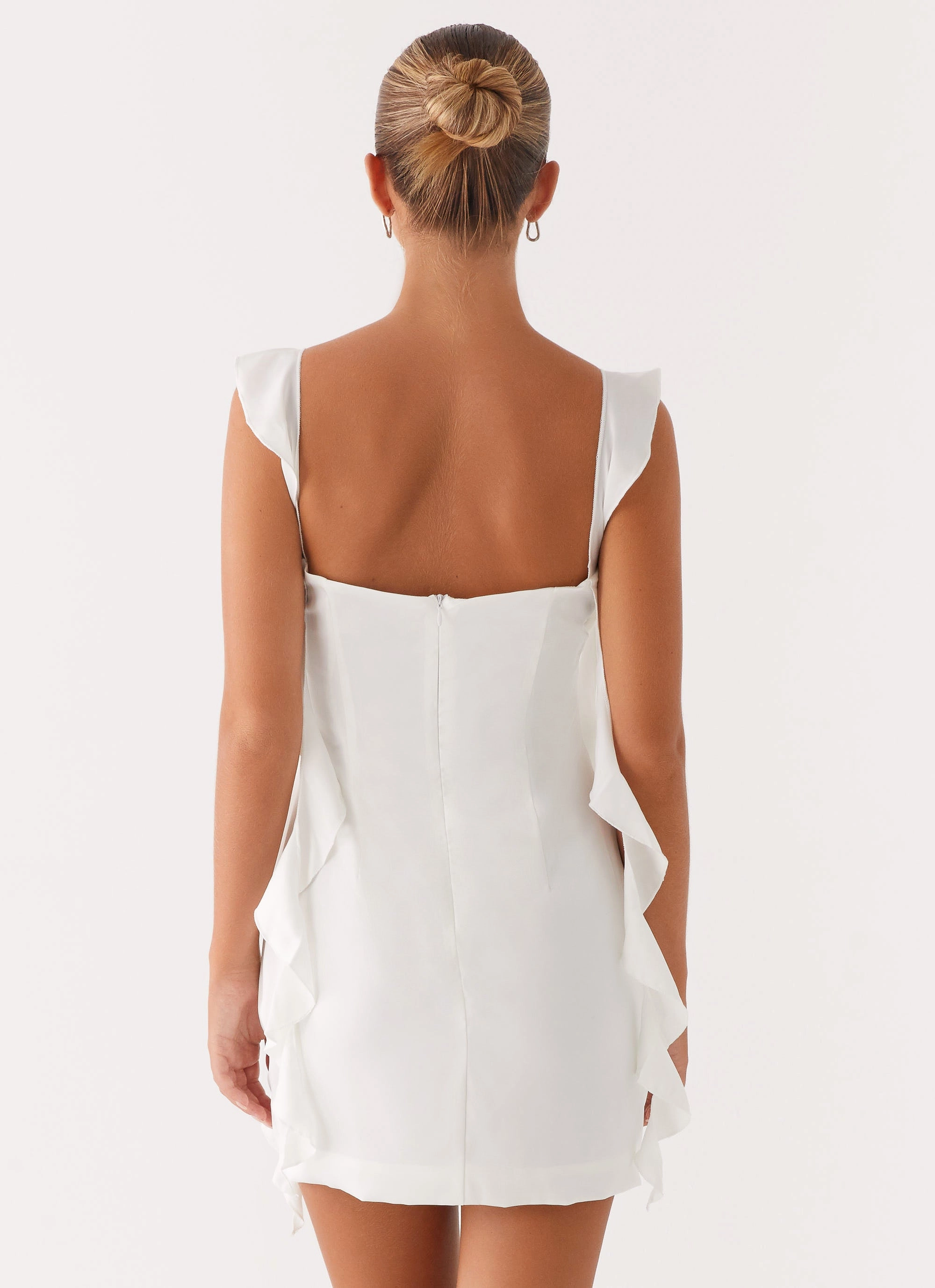 Casual Comfort Beckham Mini Dress - White