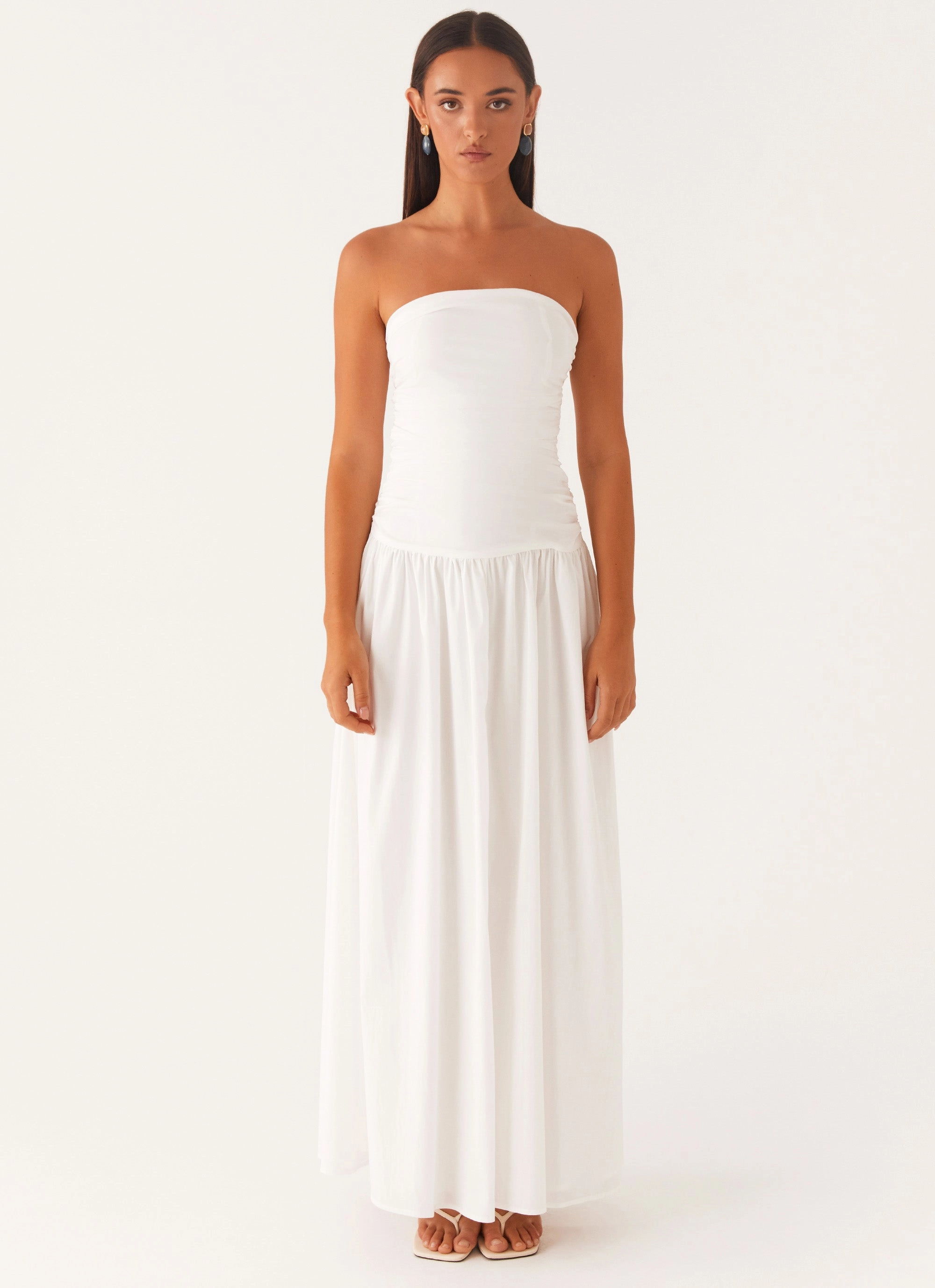 Carmel Maxi Dress - White Perfect For Work