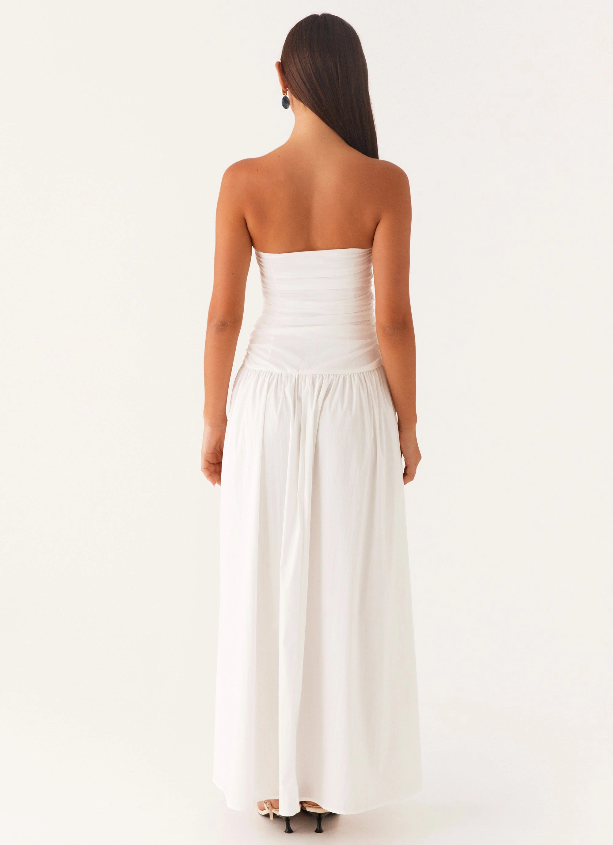 plus-size Carmel Maxi Dress - White