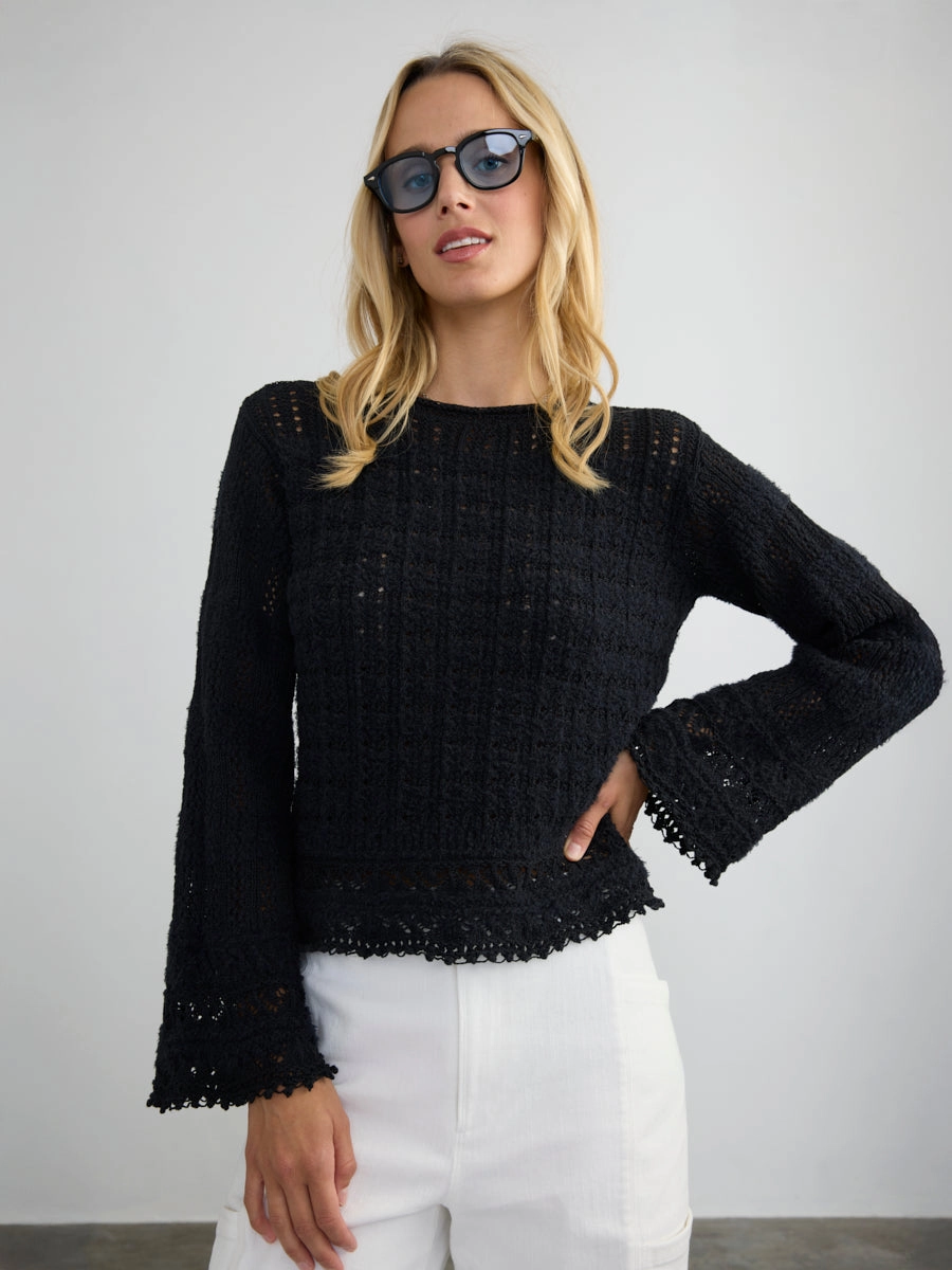 BELL SLEEVE PULLOVER Eco Conscious Dye Process