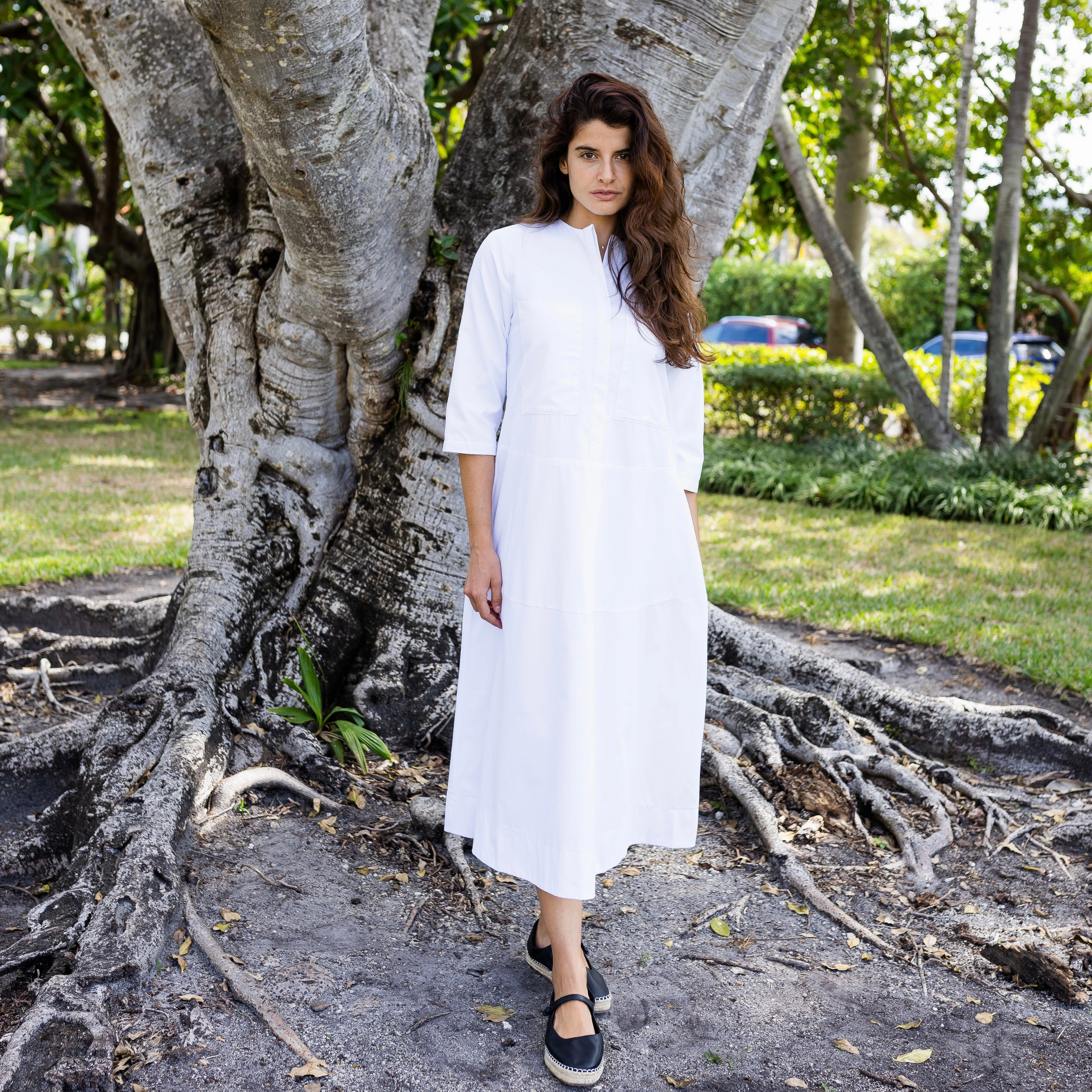 Lace Soft Belle Dress | White [Final Sale]