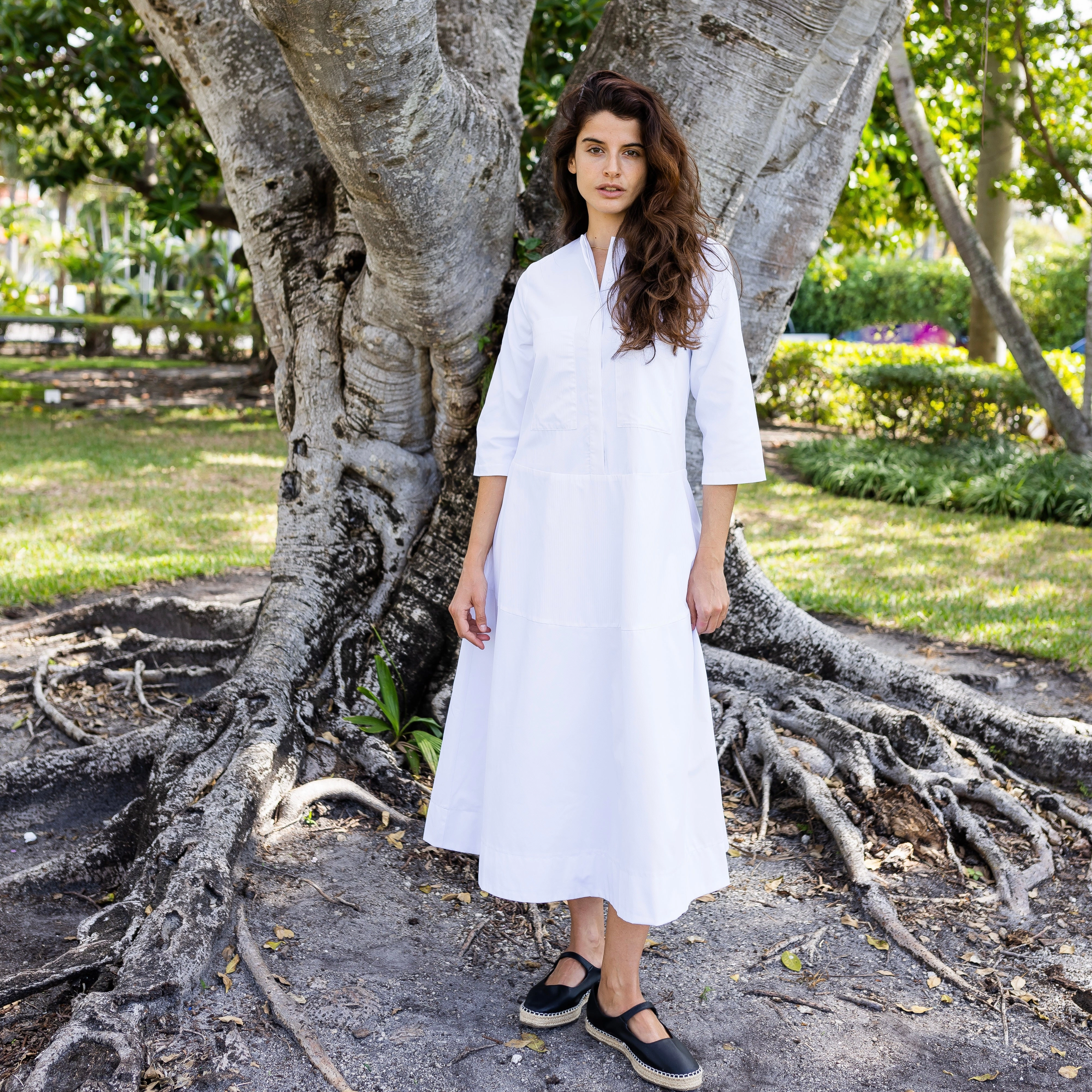 Layering-Piece Belle Dress | White [Final Sale]