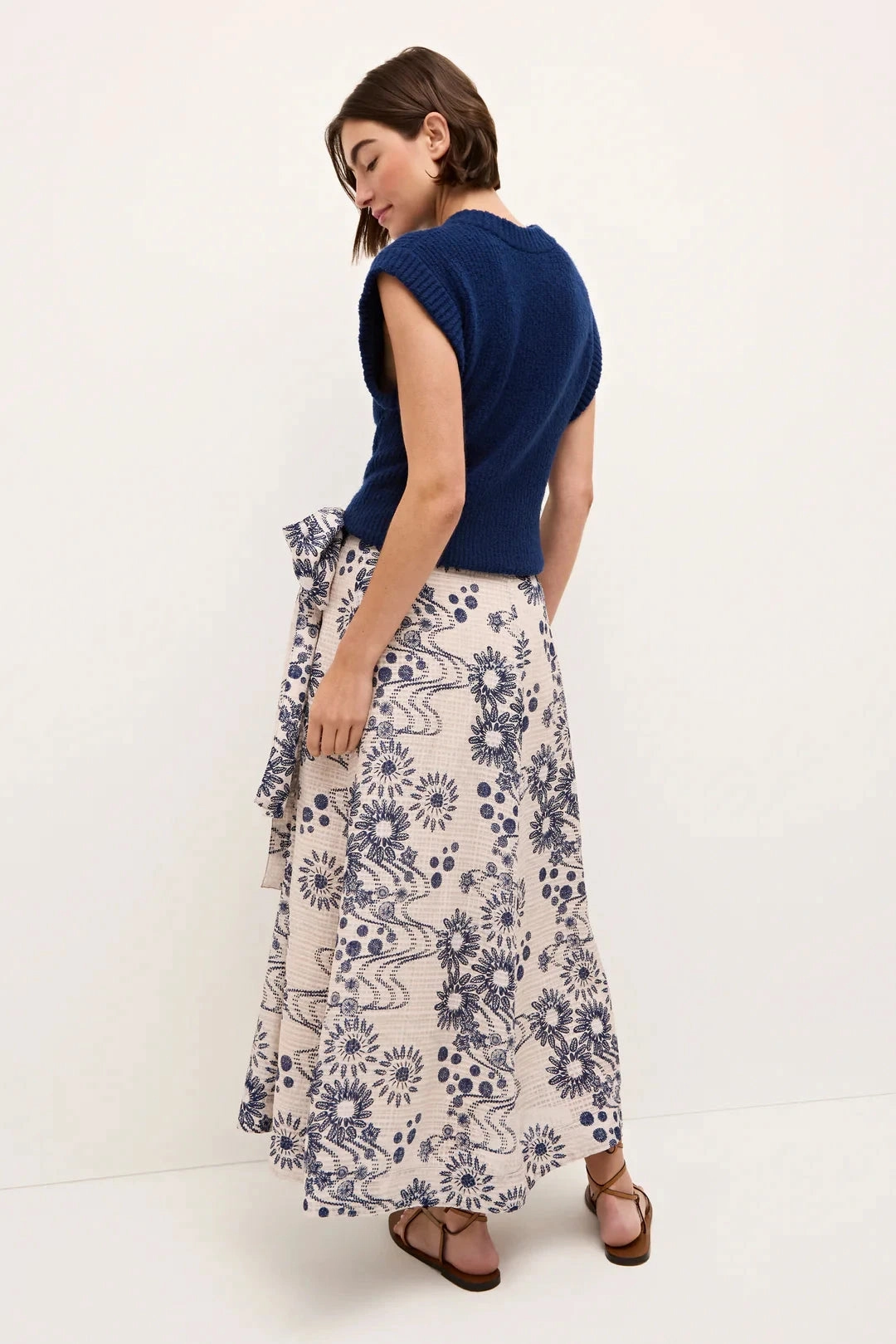 DoubleLayered Belle Shell Navy
