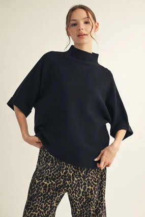 LightReflective Better Than Basic Sweater in Black