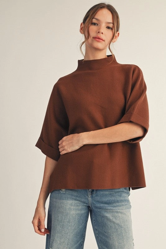 Vintage Shirt Winter Hoodie Better Than Basic Sweater in Brown