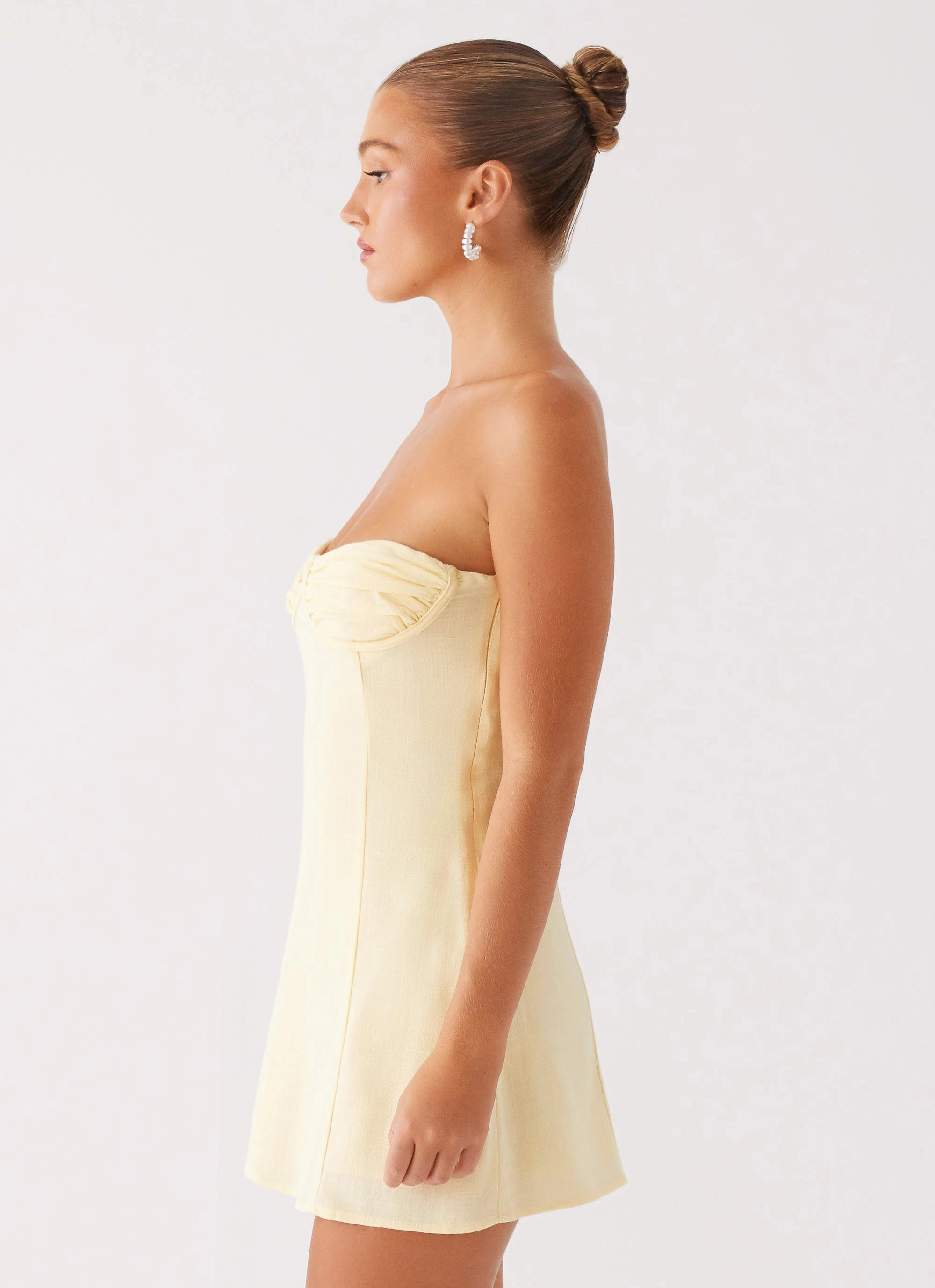 Fashionable appearance Bindi Mini Dress - Yellow