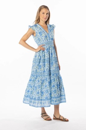 Bindu Celine Midi Provence Smooth-Finish Casual Fit