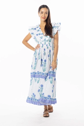 Playful Cut Pure Shape Bindu Cora Dress Violet Jasmin