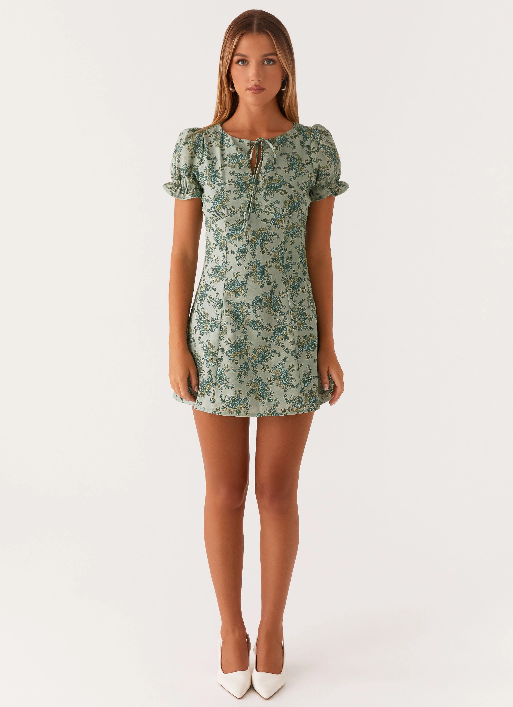 Someday Mini Dress - Cloud Nine Floral Easy Flow