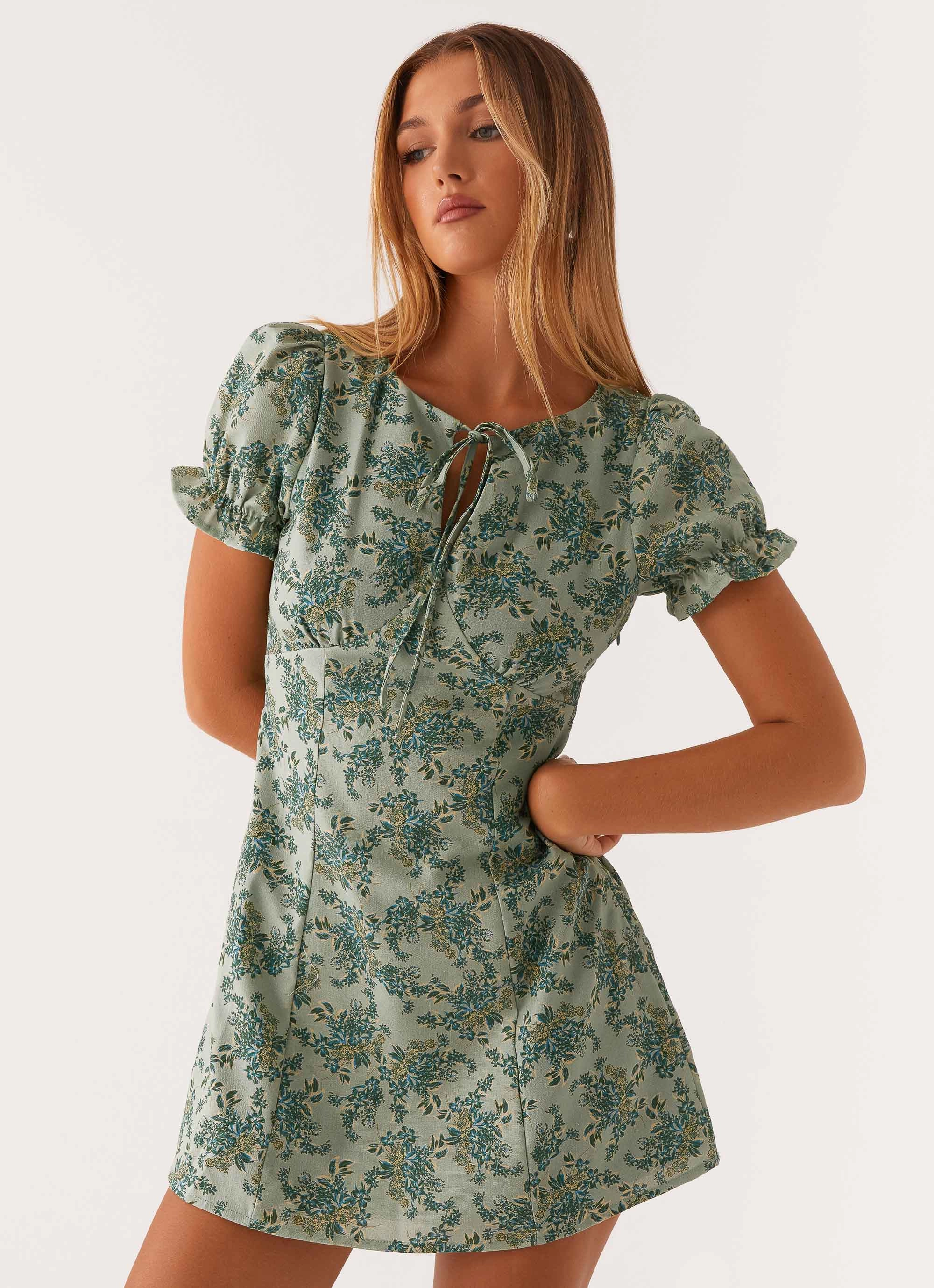 Someday Mini Dress - Cloud Nine Floral Dreamy Layers Snag-Resistant