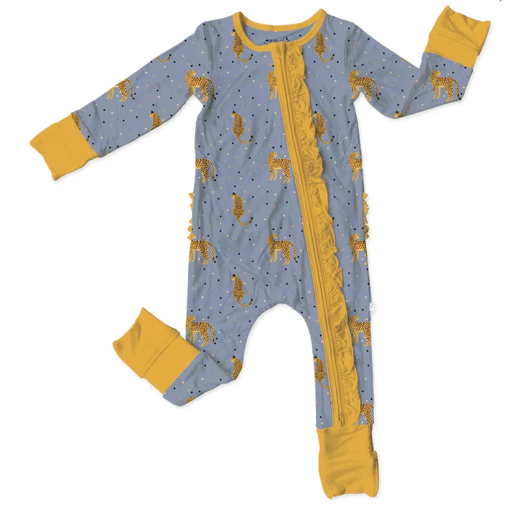 Birthday 2024 Bamboo Ruffle Convertible Footie
