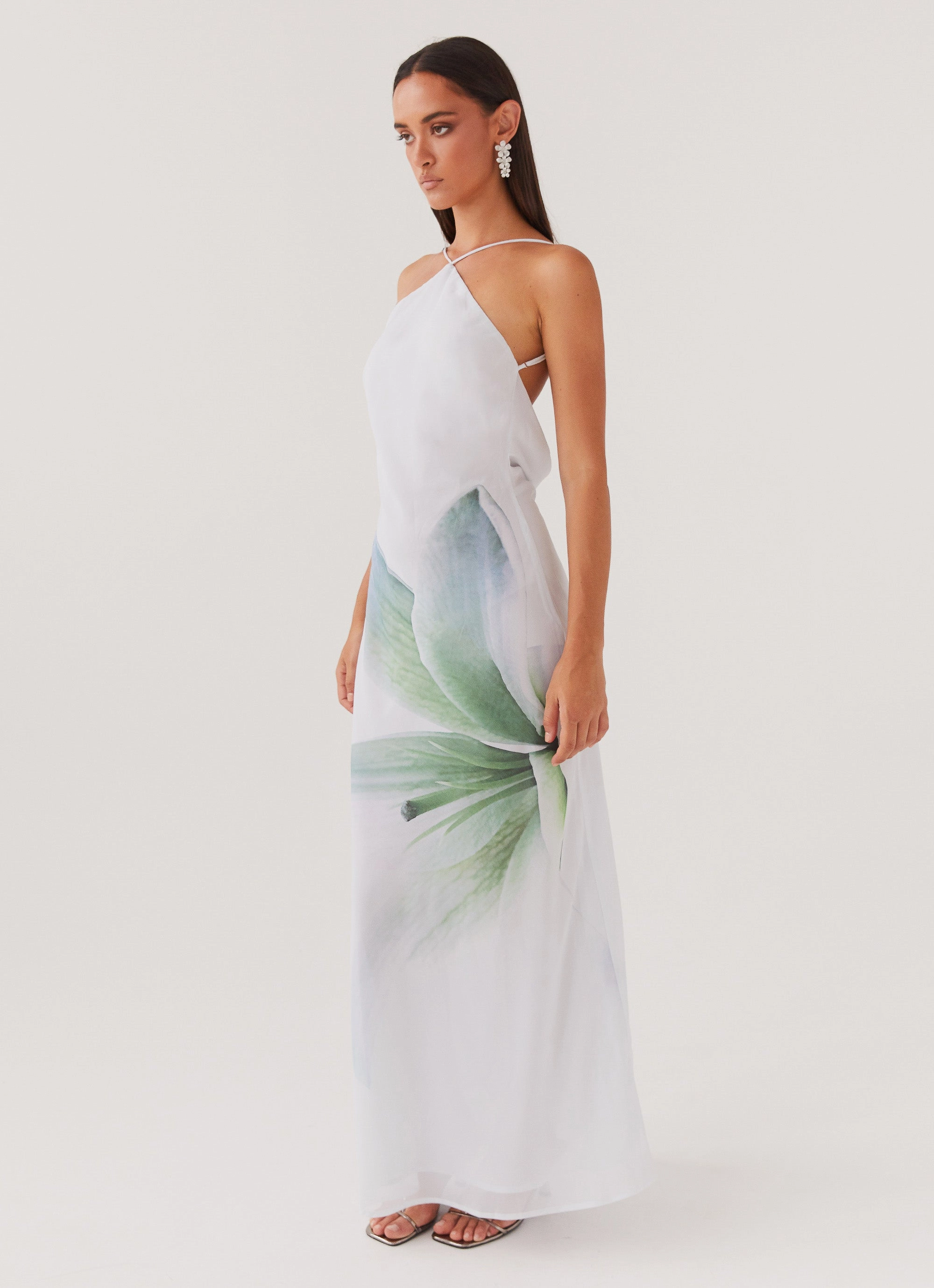 Blossom Hearts Maxi Dress - Dahlia Ash Soft and Light