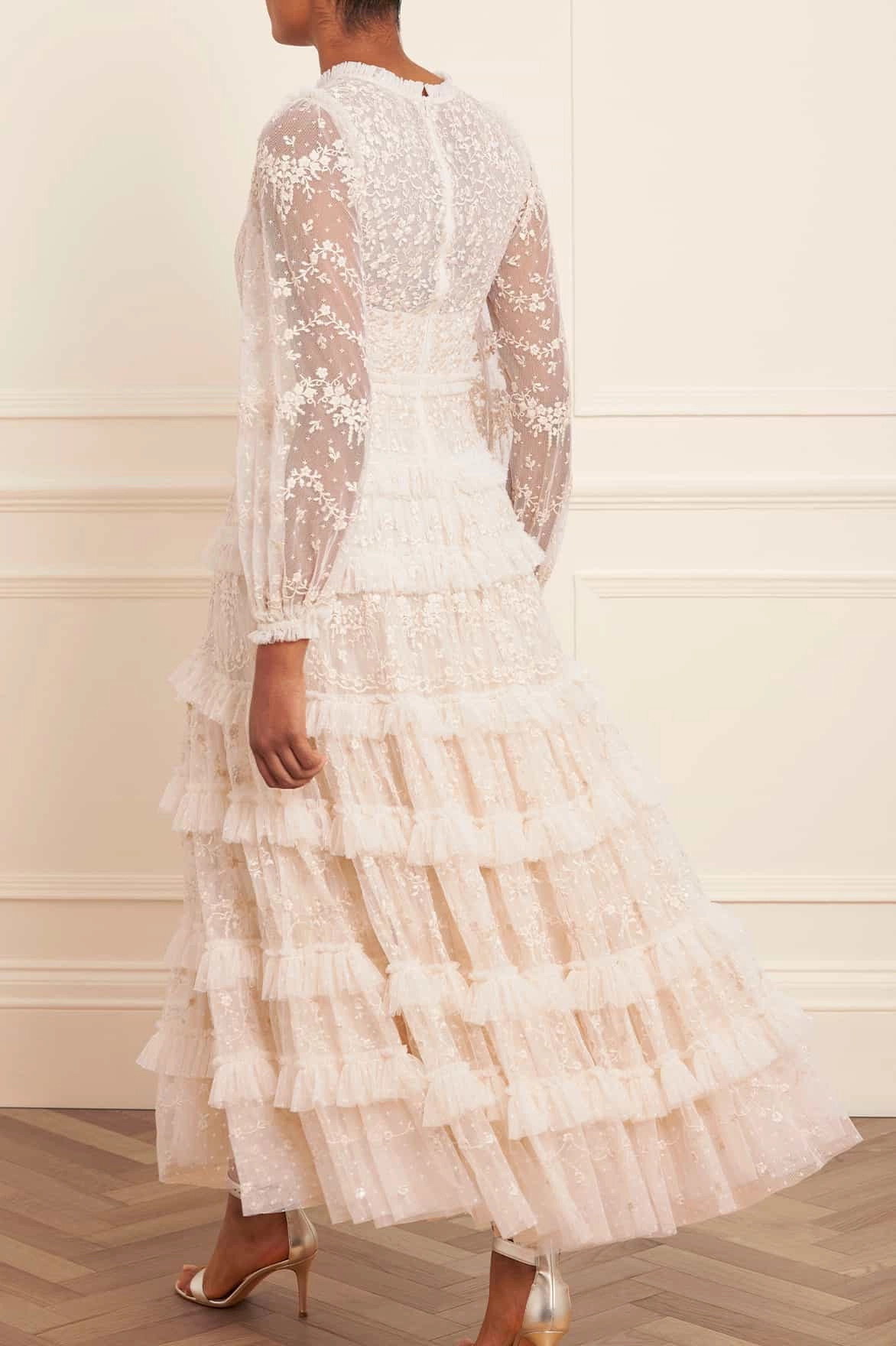 Effortless Mood Blossom Lace Ankle Gown