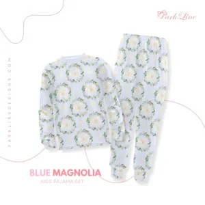 Blue Magnolia | Pajama Set for Girls  | Elegant & Comfortable Sleepwear for Kids