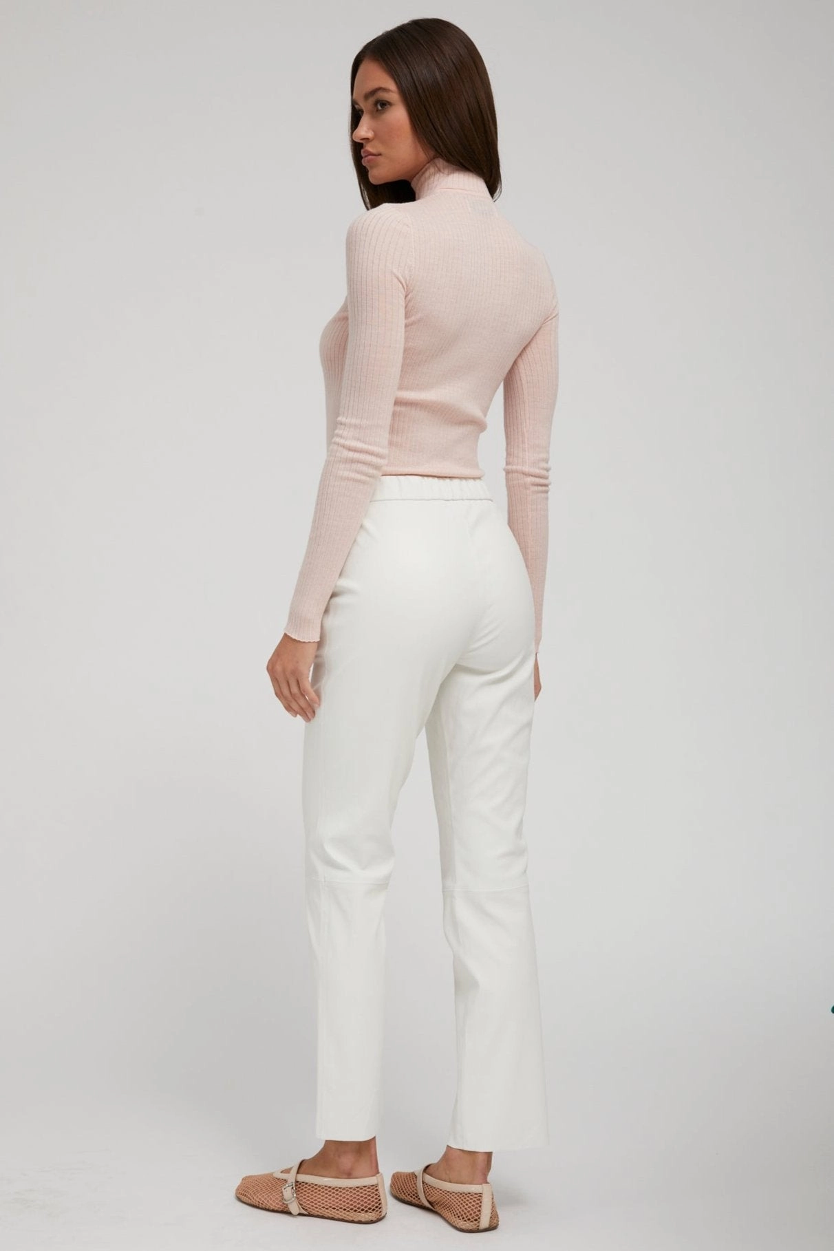 Blush Cashmere Mock Neck RelaxedFit LayeredDurability