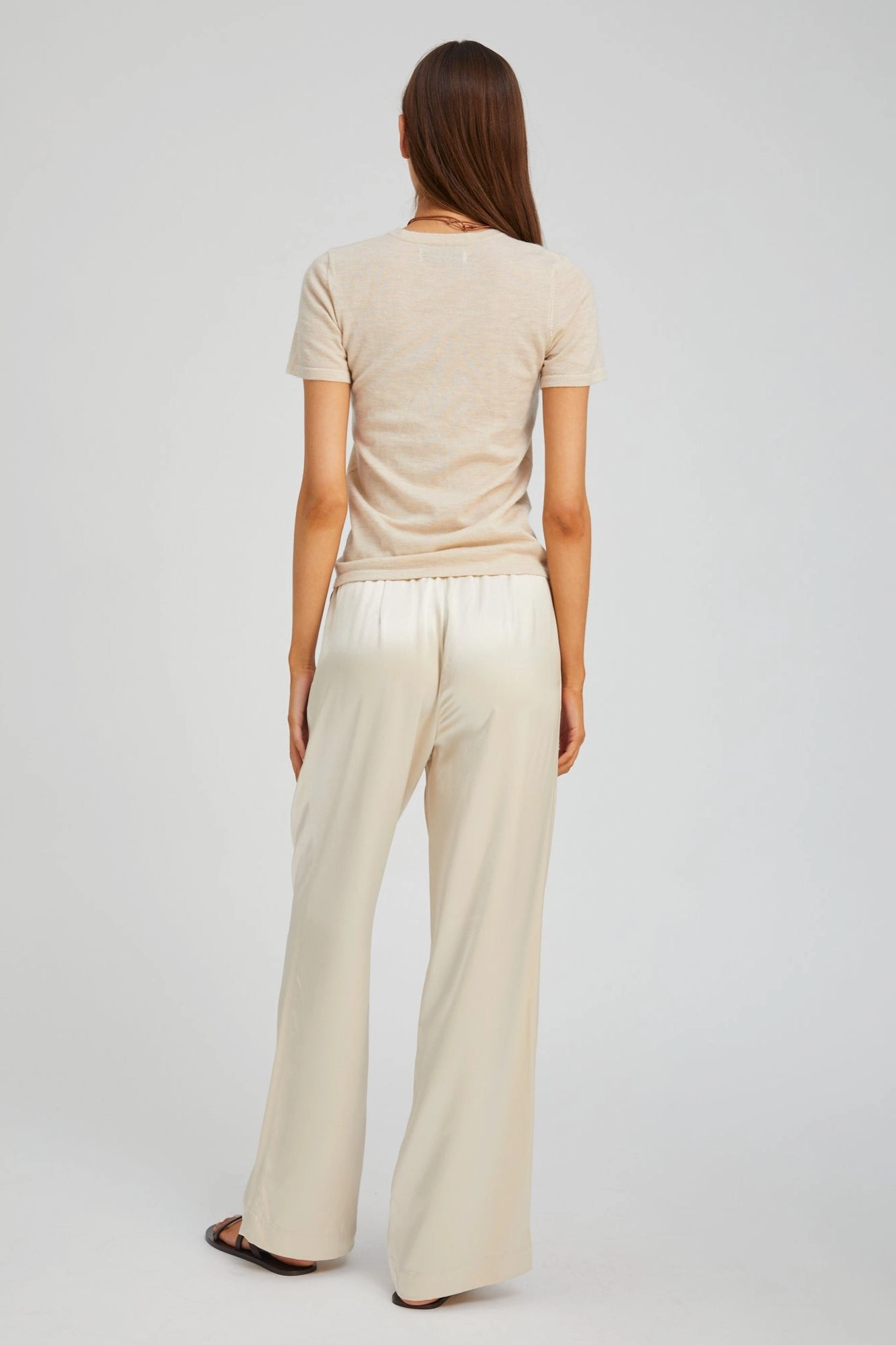 Champagne Silk Kauai Pants Flex Movement