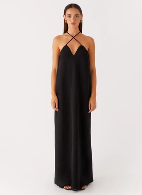 Evening Ready Saba Maxi Dress - Black
