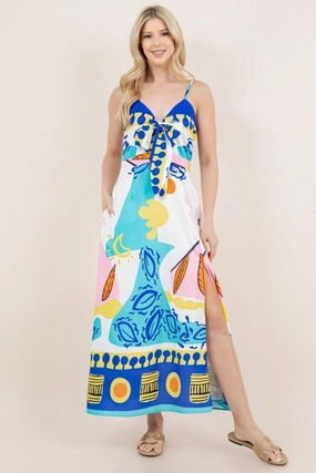 Urban Motion New York SHERI PRINT MAXI DRESS