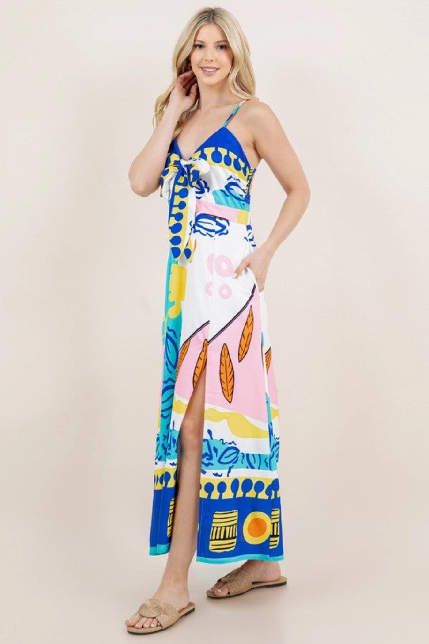 Light Drape SHERI PRINT MAXI DRESS