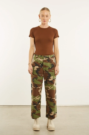 Move Friendly Camouflage Slash Pocket Trousers