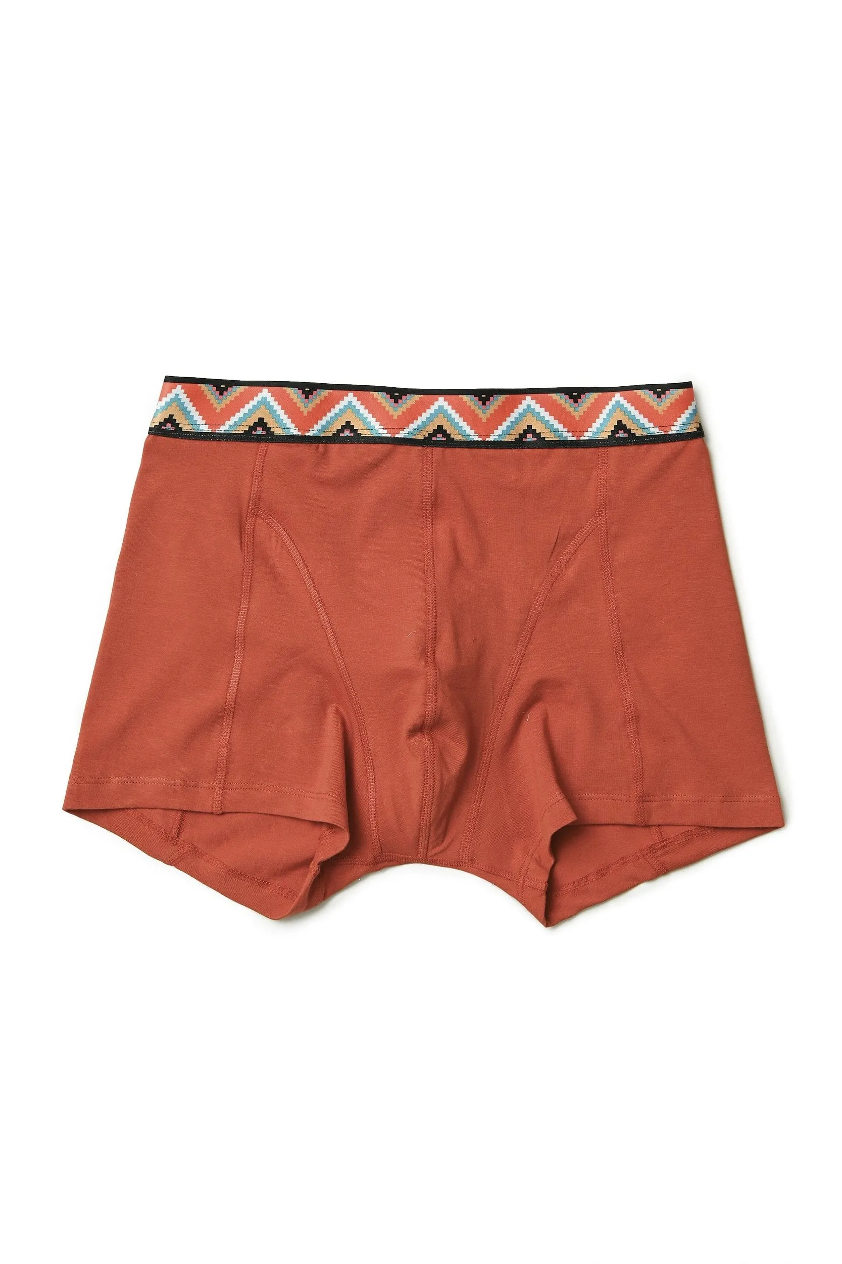 Boxer Briefs with Colorful Afro-Inspired Waistband - Moisture-Wicking Comfort