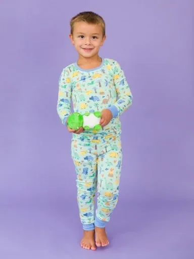 Boys Bamboo Pajamas - Dino-Mite Dude