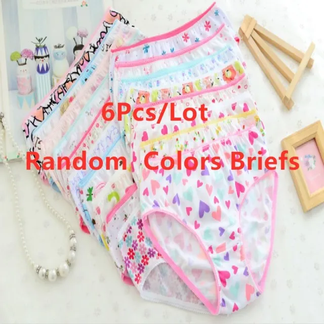 Breathable Sweet Cotton Panties For Toddlers/Girls