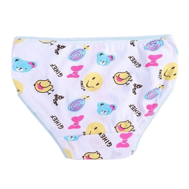 Breathable Sweet Cotton Panties For Toddlers/Girls