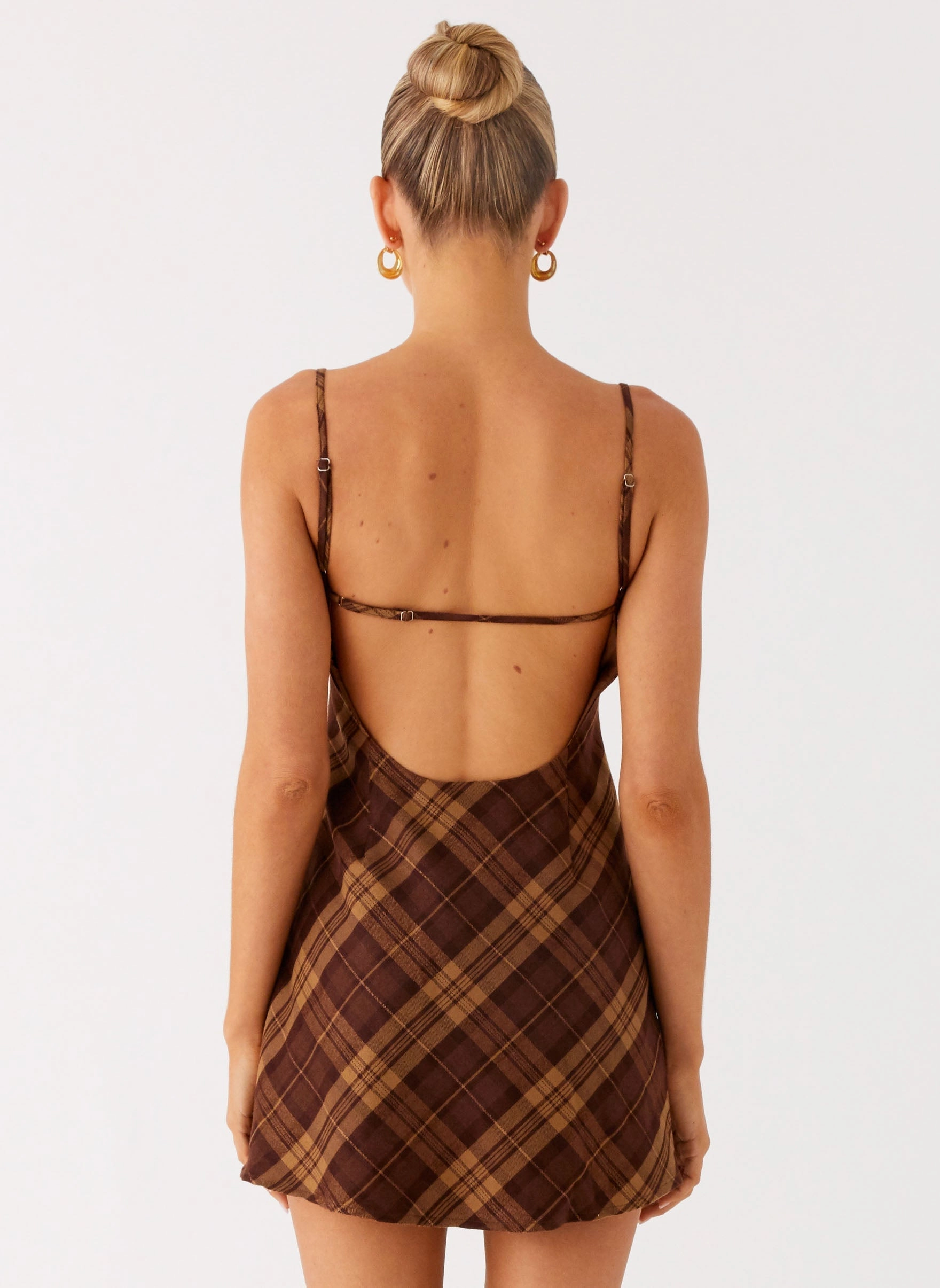 Radio Star Mini Dress - Plaid Flattering and Effortless Flexible Mood