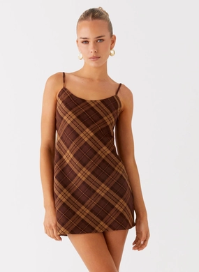 Radio Star Mini Dress - Plaid City Style