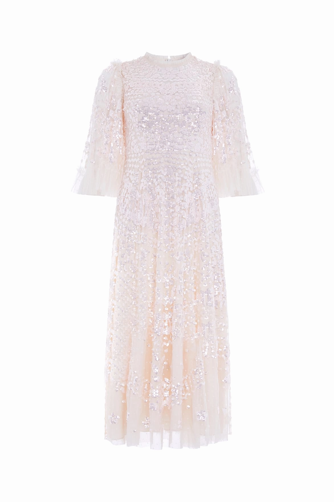 Anais Sequin Ballerina Dress Sleeveless Cut