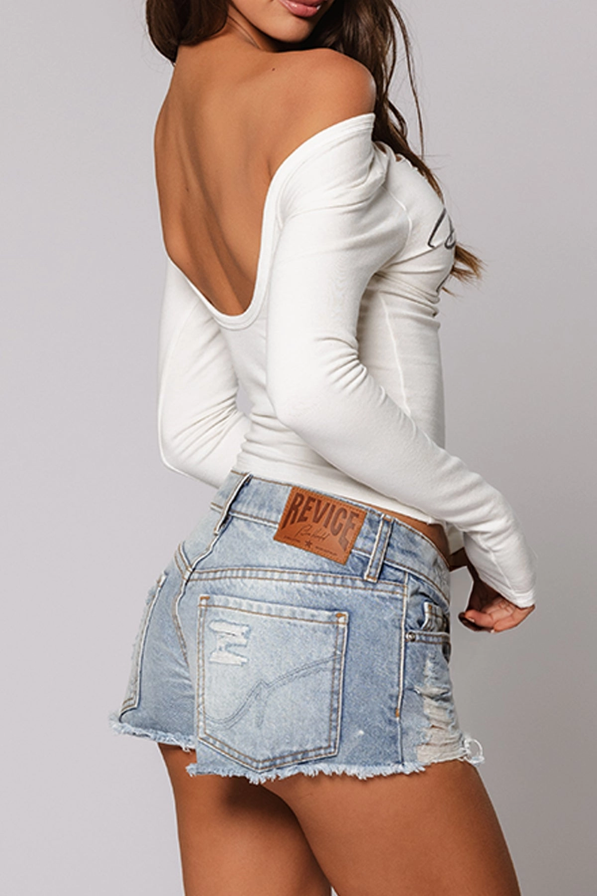 Denim shorts EDITOR'S CUT / BLUE CURRENT
