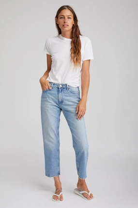 ZeroWaste Construction Victoria Cropped Straight Leg Denim