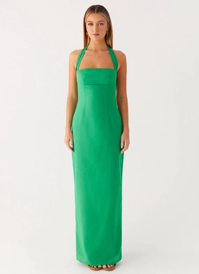 Back Glow Allyse Maxi Dress - Cactus