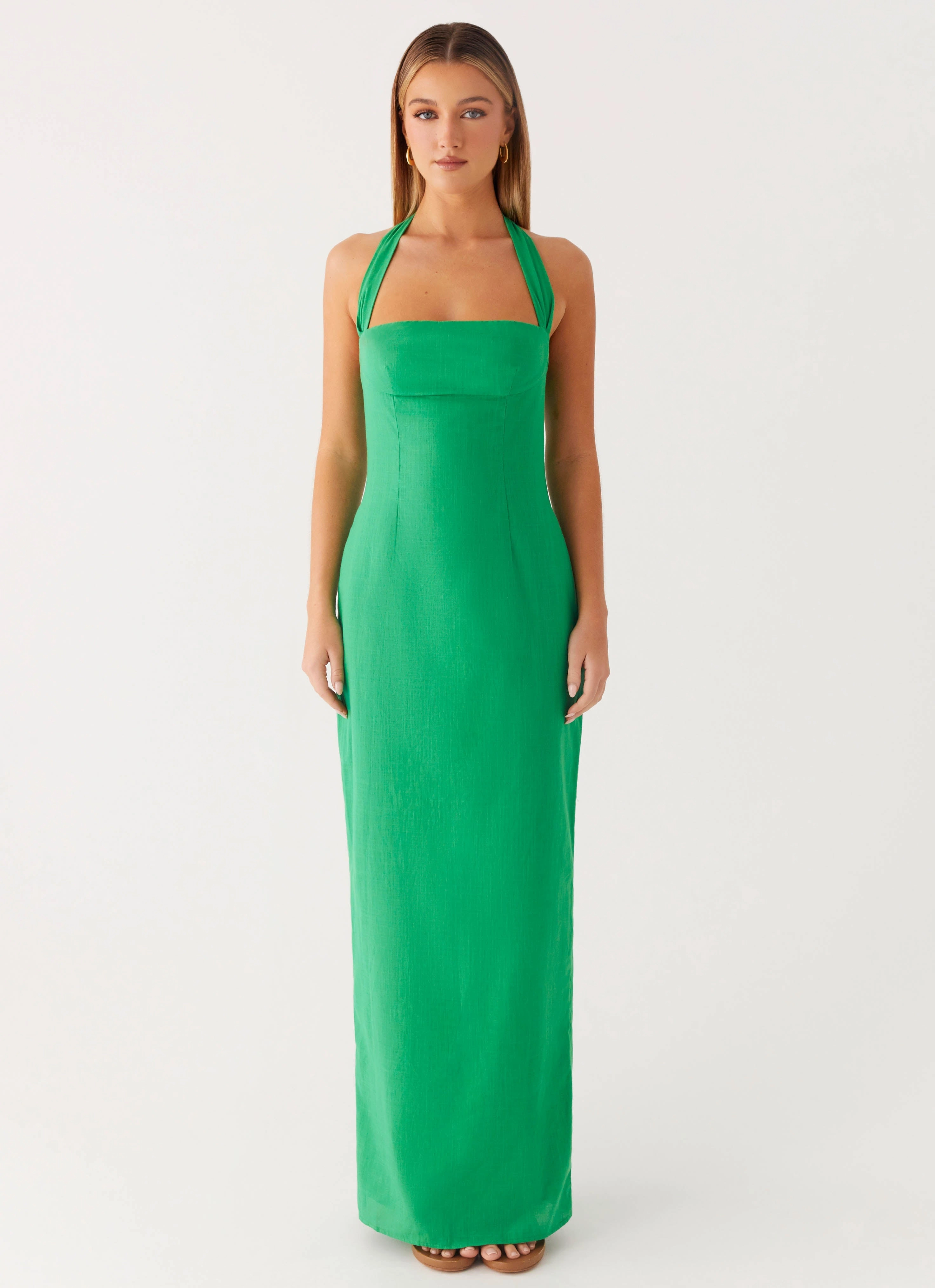Back Glow Allyse Maxi Dress - Cactus
