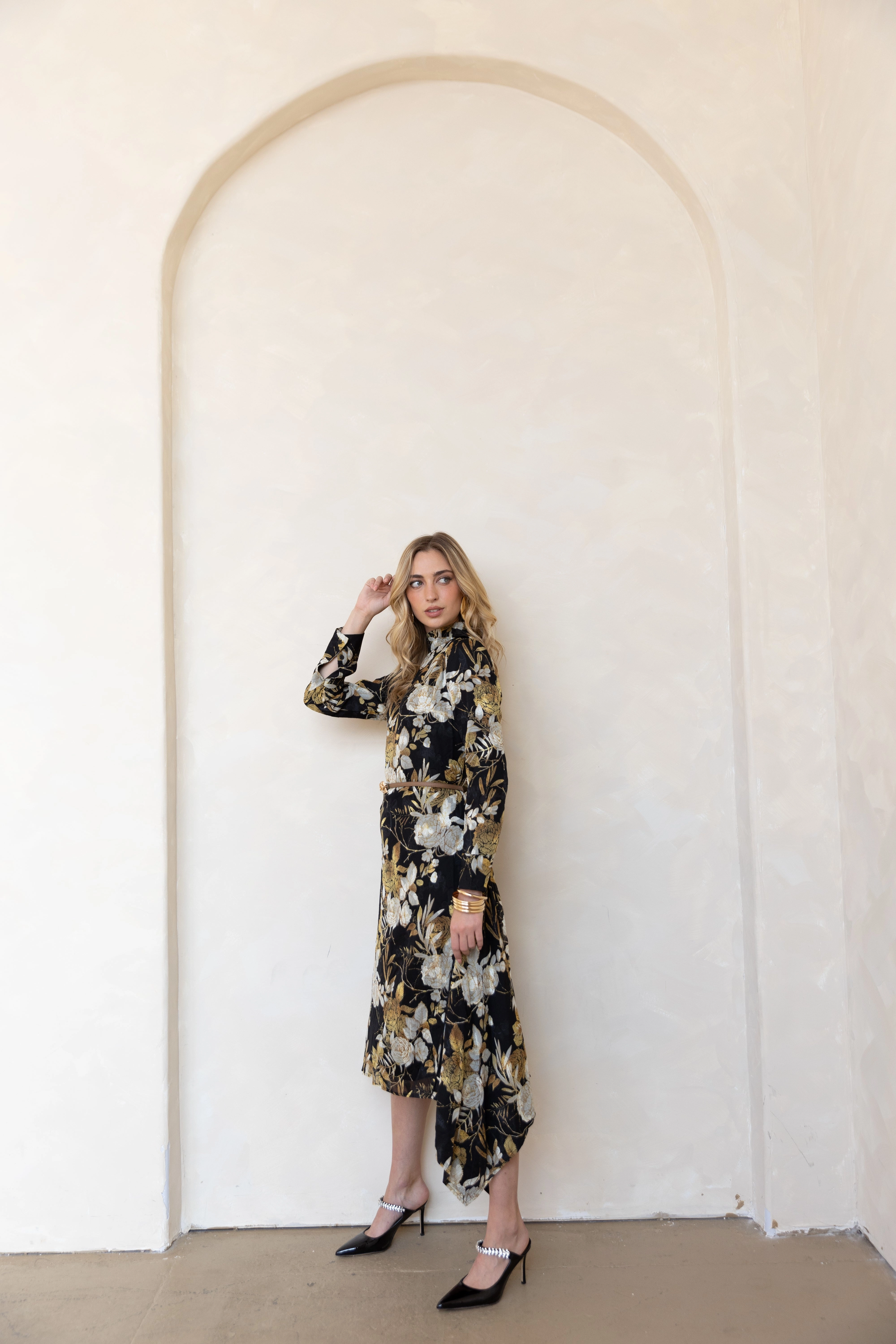Sleek Flex Jillian Floral Dress