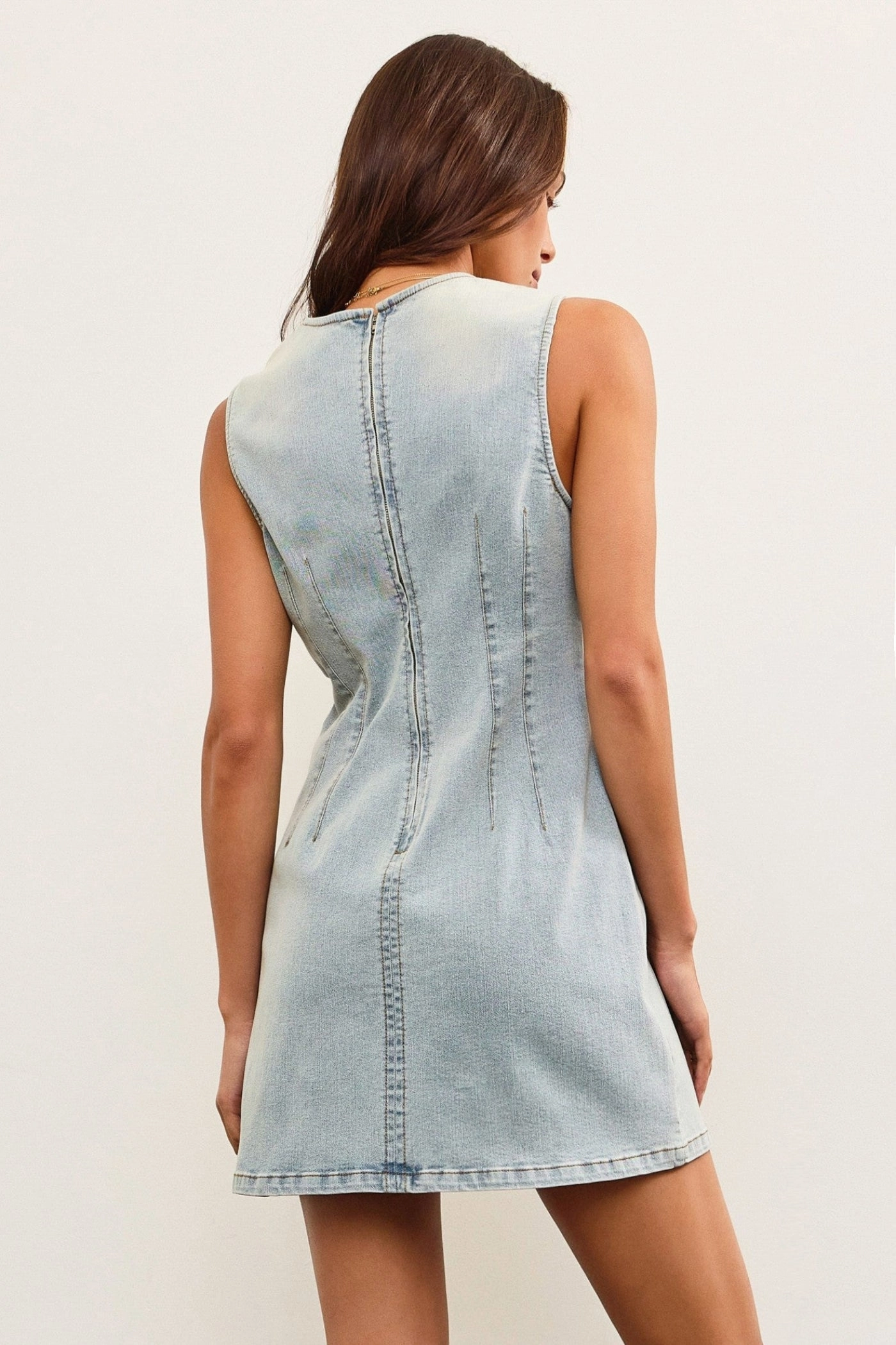 Fit and Comfort Weekender Wear BROOKE DENIM MINI DRESS