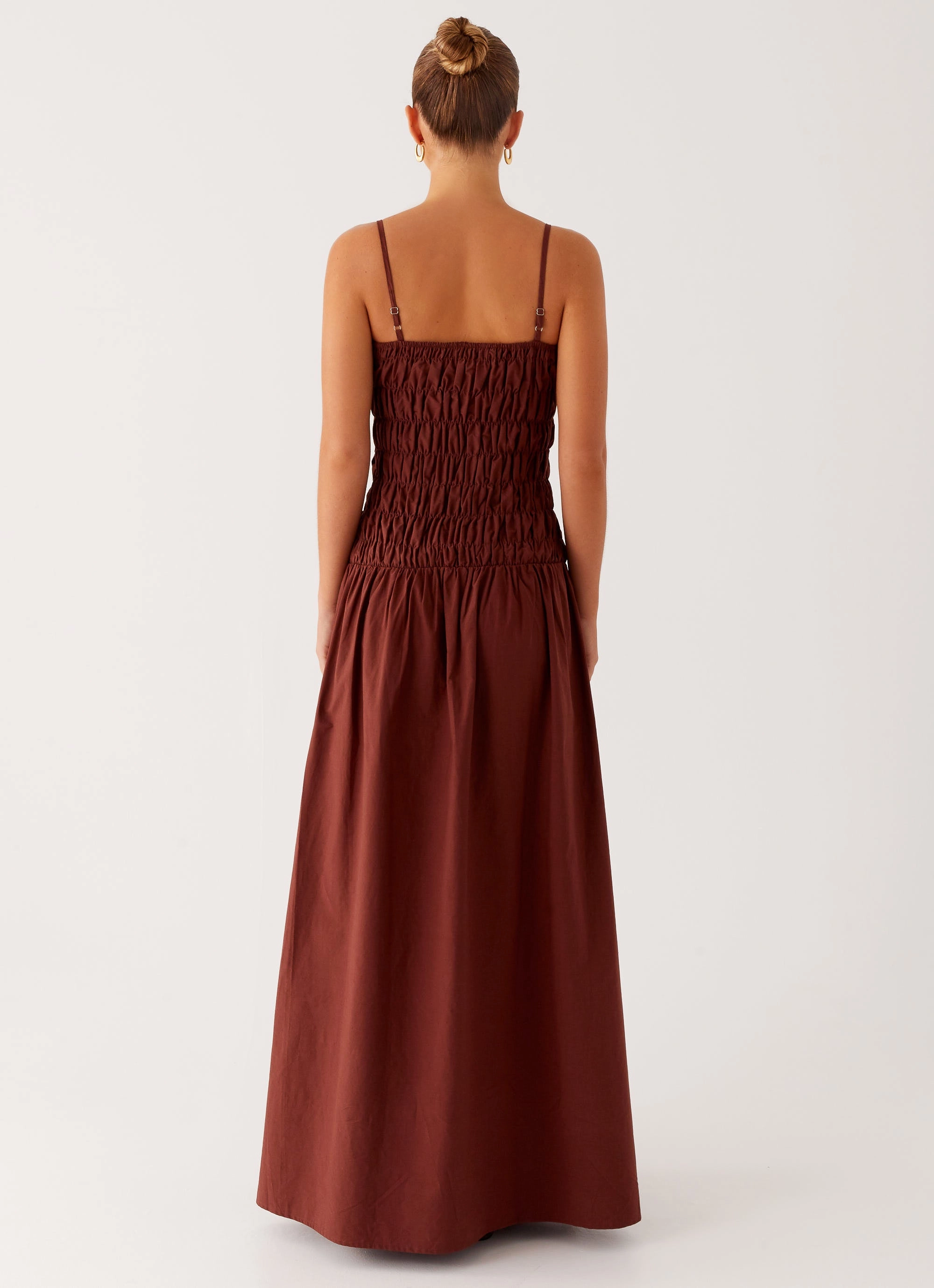 Luxe Comfort Brooke Maxi Dress - Chocolate