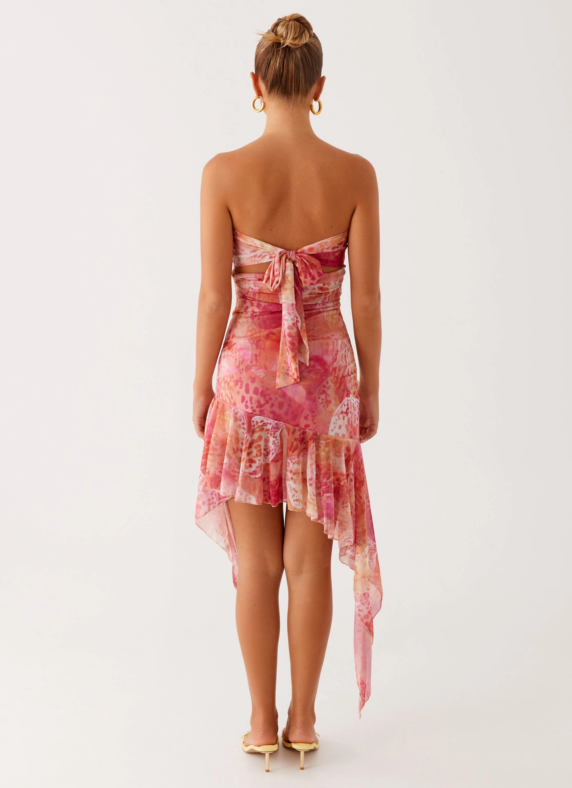 Pose Sweet Brooks Mini Dress - Flamingo Fling