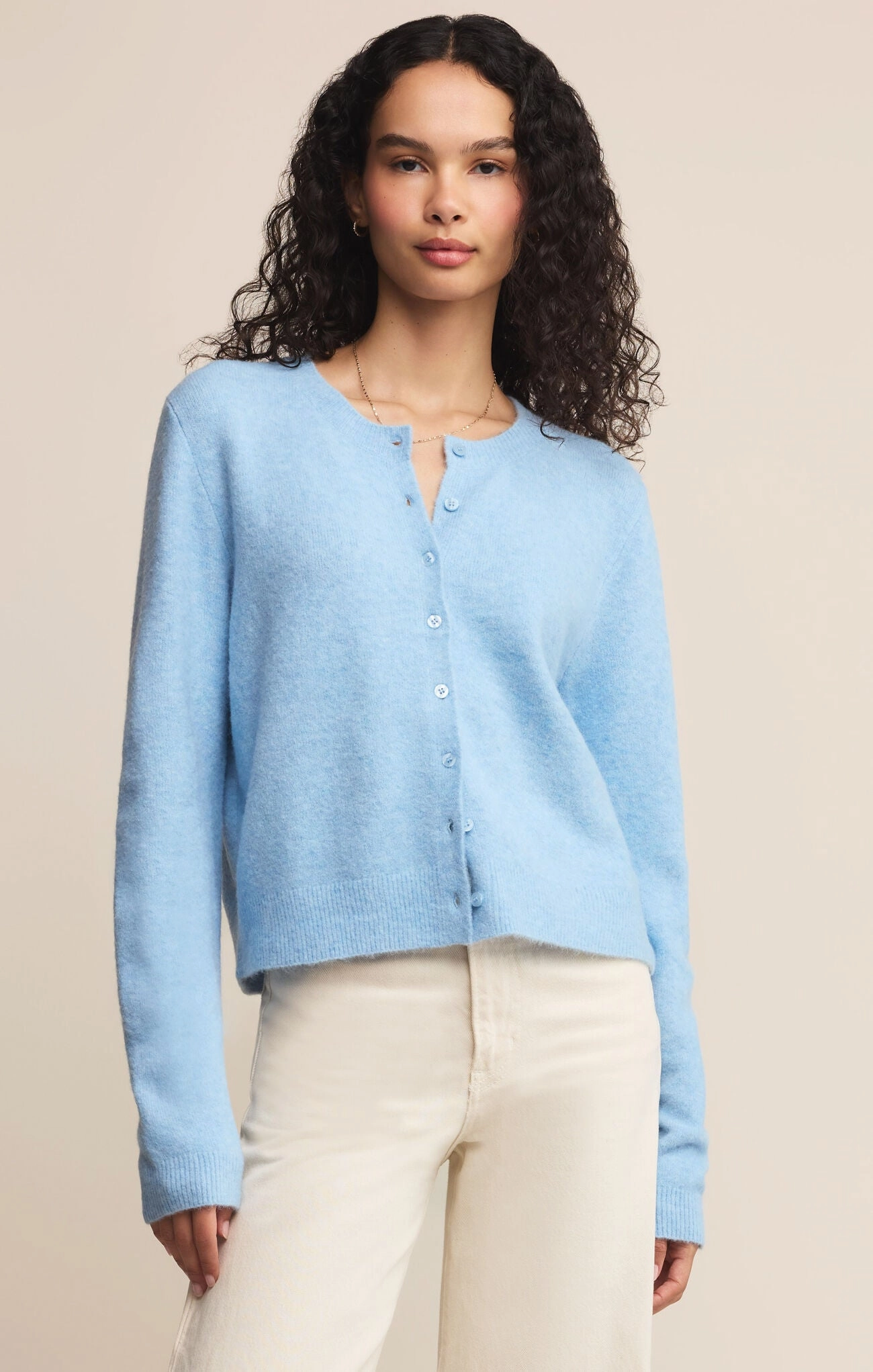 Airflow Ventilation AllClimateAdaptive Z Supply Medina Cardigan in Serene Blue