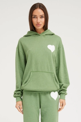 Fern Heart Hoodie ConvertibleCollar