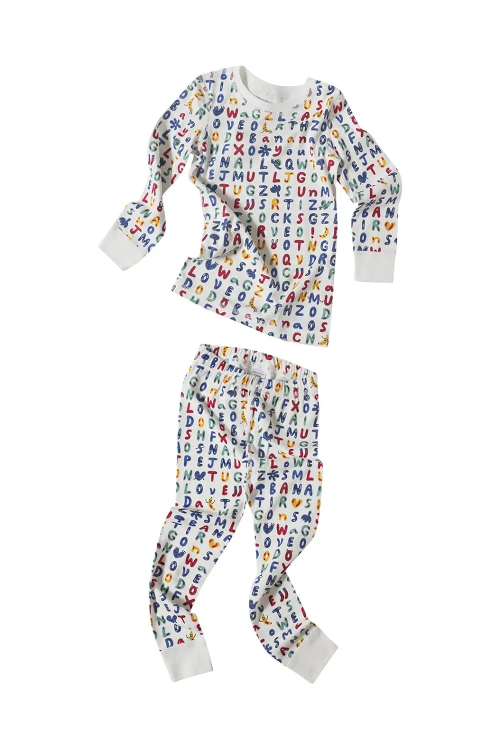 Bubble Talk Organic Pima Cotton Pajama Set- 6/12M Only