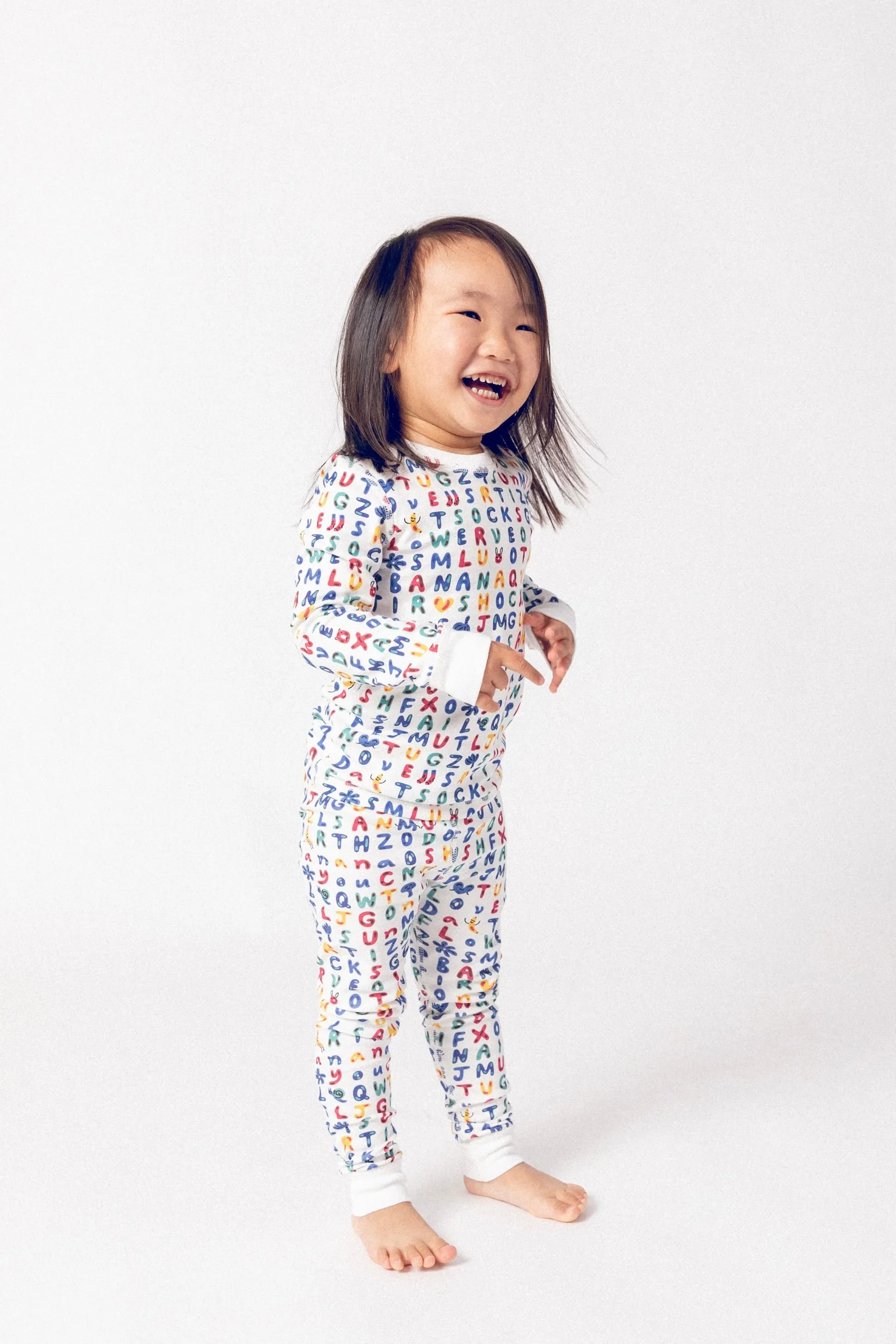 Bubble Talk Organic Pima Cotton Pajama Set- 6/12M Only