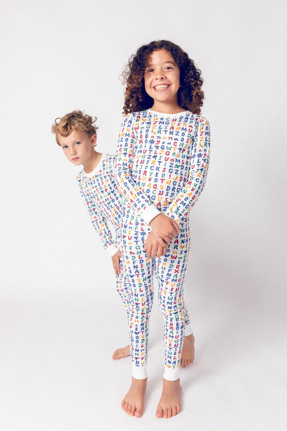 Bubble Talk Organic Pima Cotton Pajama Set- 6/12M Only
