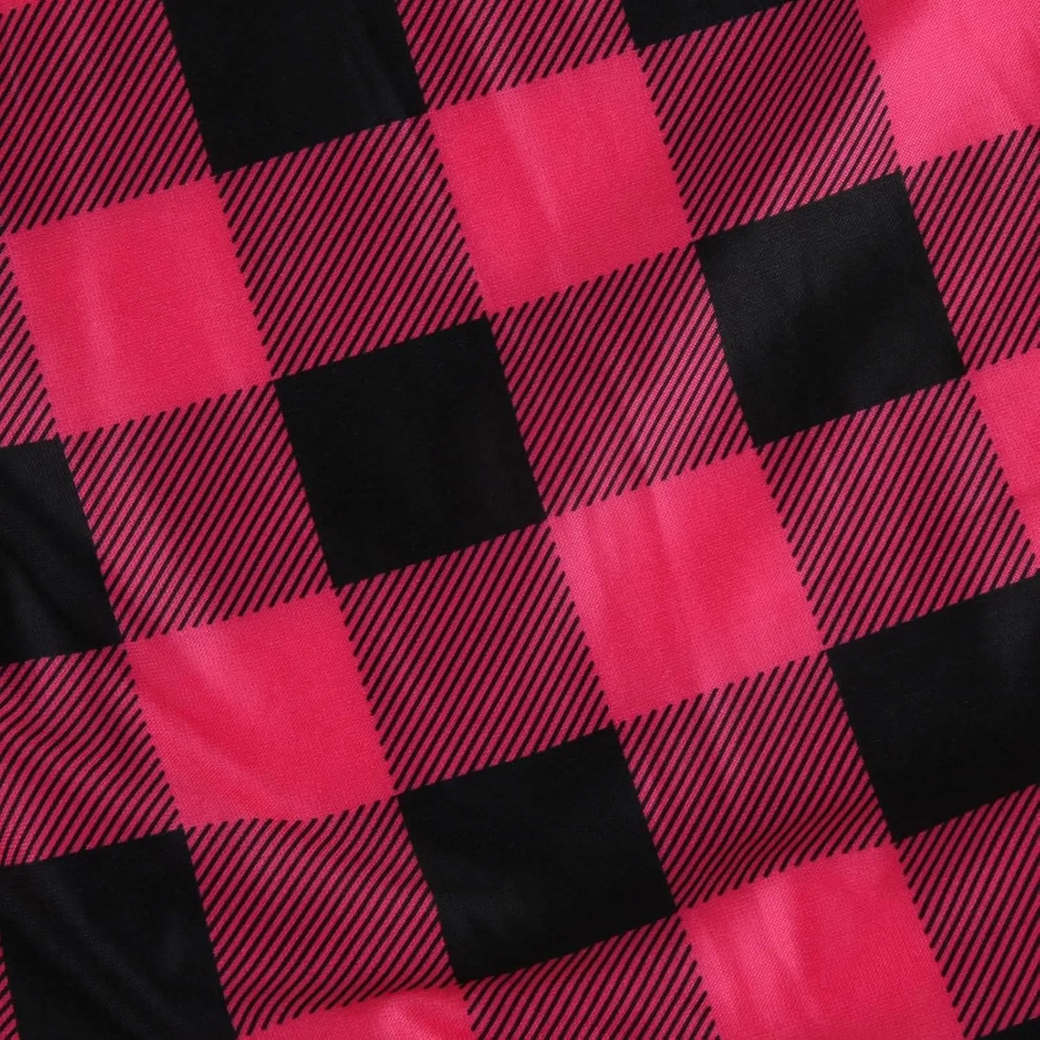 Buffalo Plaid Pajama Pants Women Comfy Soft Wide Leg Pj Pants Drawstring High Waist Baggy Cotton Wide Leg Pants